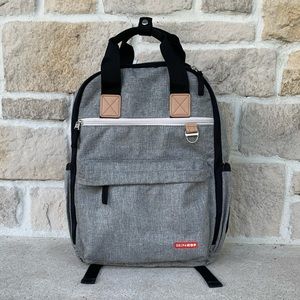 Skip Hop Gray Diaper Backpack